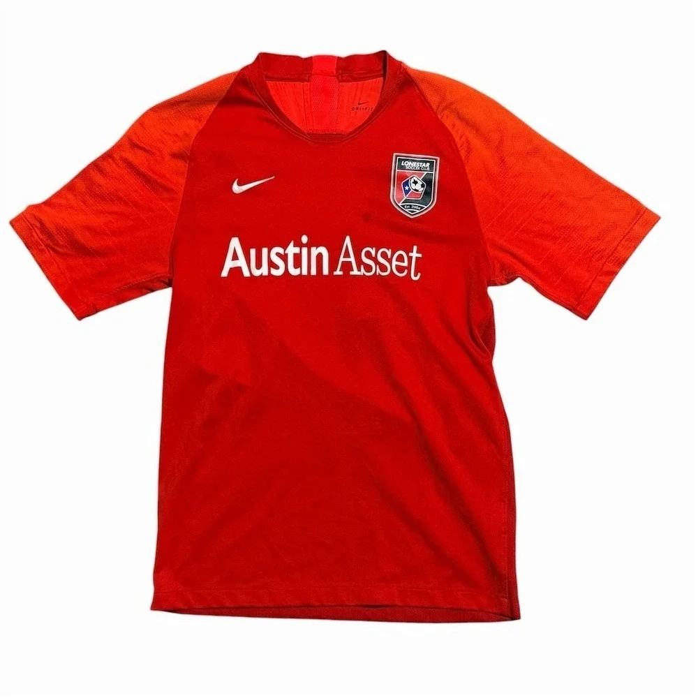Nike Lonestar Soccer Club‎ Austin Jersey Shirt #17 Red Unisex Adult Soccer Small